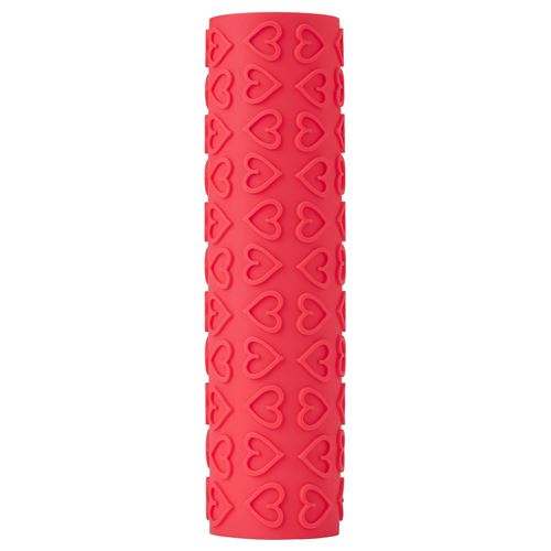 VINTERFINT cover for rolling pin, red/patterned