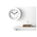 SÖNDRUM Wall clock, low-voltage/white