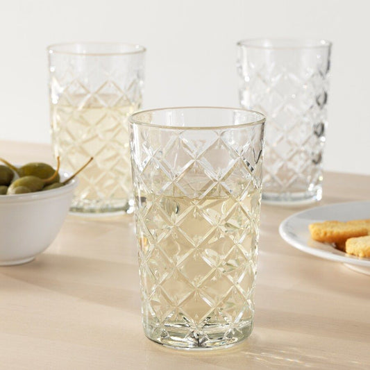 FLIMRA Glass, clear glass/patterned, 42 cl