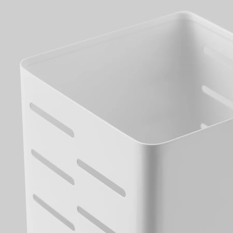 AVSTEG Kitchen utensil rack, white, 18 cm 