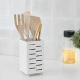 AVSTEGKitchen utensil rack, white, 18 cm 