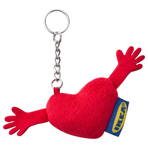 EFTERTRÄDA Key ring, heart