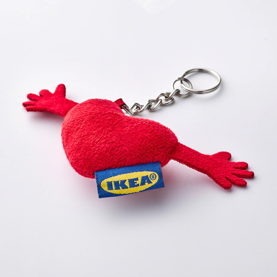 EFTERTRÄDA Key ring, heart