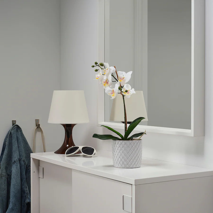 FEJKA

Artificial potted plant, Orchid white, 9 cm