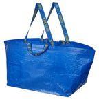 FRAKTA Carrier bag, large, blue, 55x37x35 cm/71 l