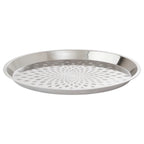 GOKVÄLLÅ Serving tray, metal silver-colour, 36 cm