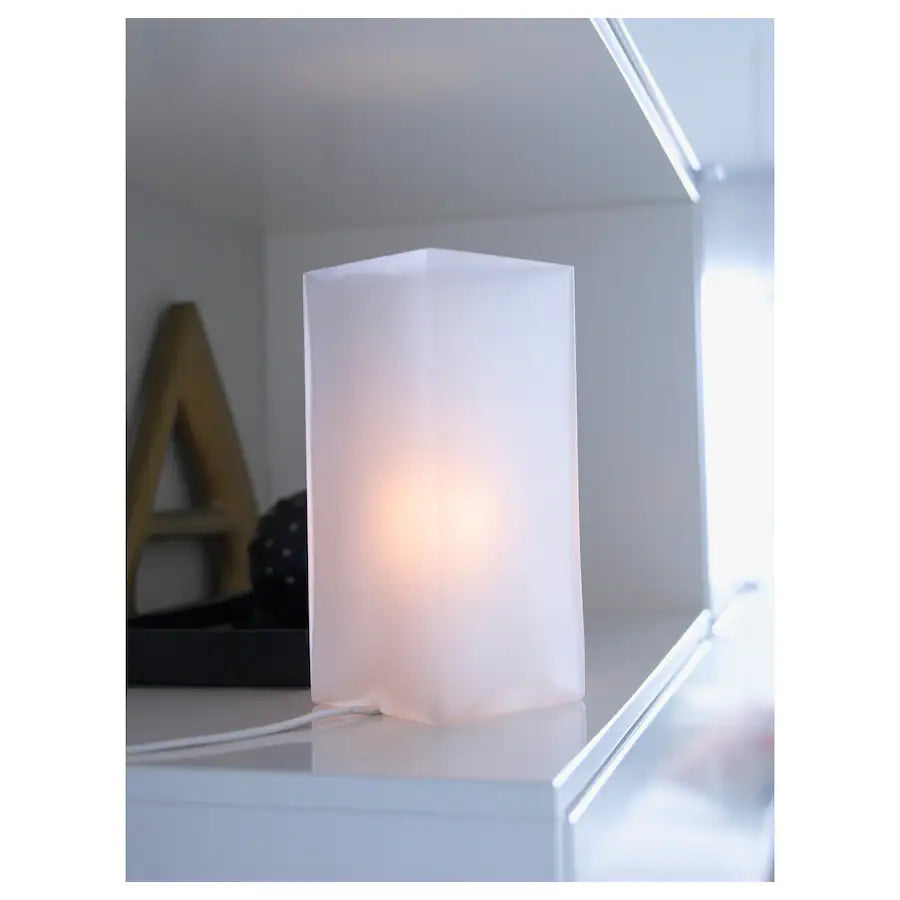 GRÖNÖ Table lamp, frosted glass white