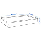 HARVMATTA Box with lid, light beige