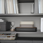 HARVMATTA Box with lid, light beige