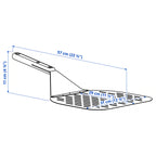 New HAVSTULPAN Pizza shovel, stainless steel/beech, 57 cm