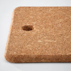 HEAT Pot stand, cork, 23x17 cm/2