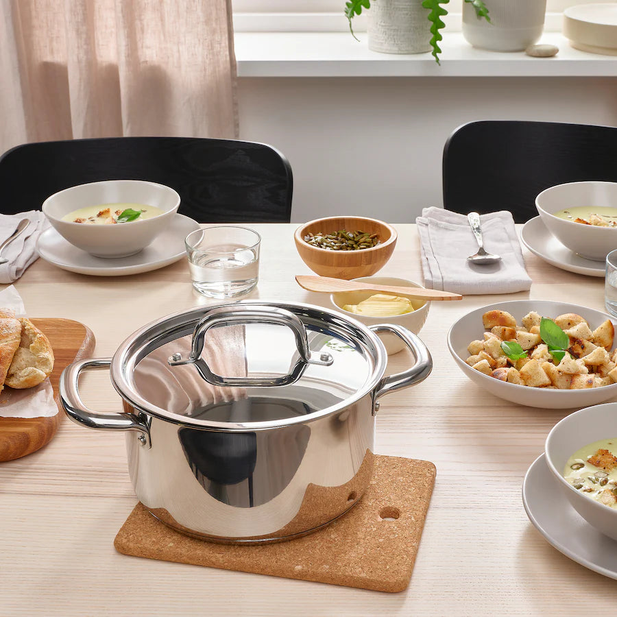 HEAT Pot stand, cork, 23x17 cm/2