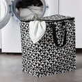 KNALLA Bag, black/white,47 l