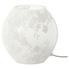 KNUBBIG

Table lamp, cherry-blossoms white