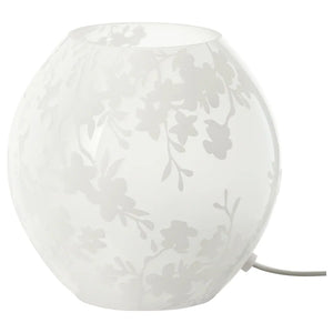 KNUBBIGTable lamp, cherry-blossoms white