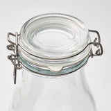 KORKENBottle shaped jar with lid,