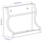 WALL ORGANIZER, DARK BROWN