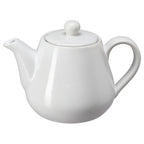 LYSRÄKA Teapot, white, 0.8 l