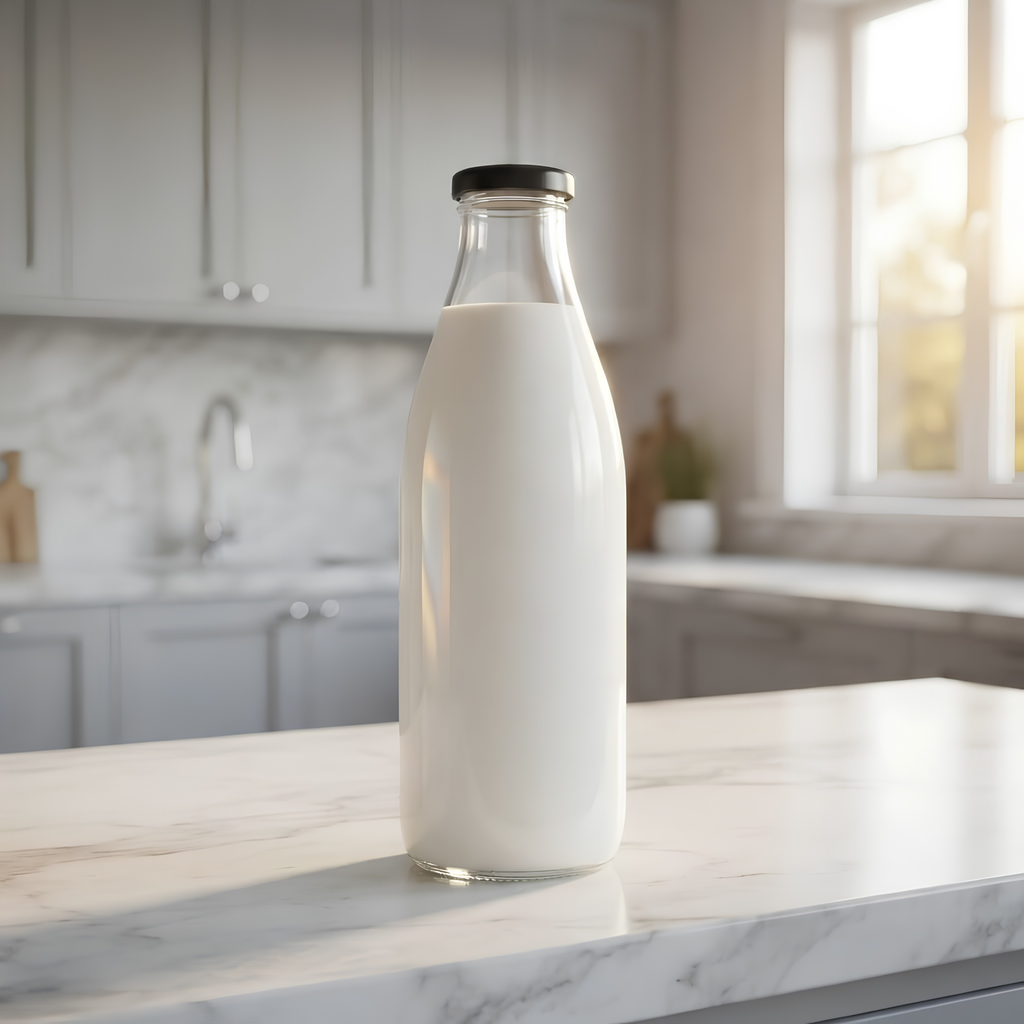 Homesop 1 Litre Glass Beverage Bottle