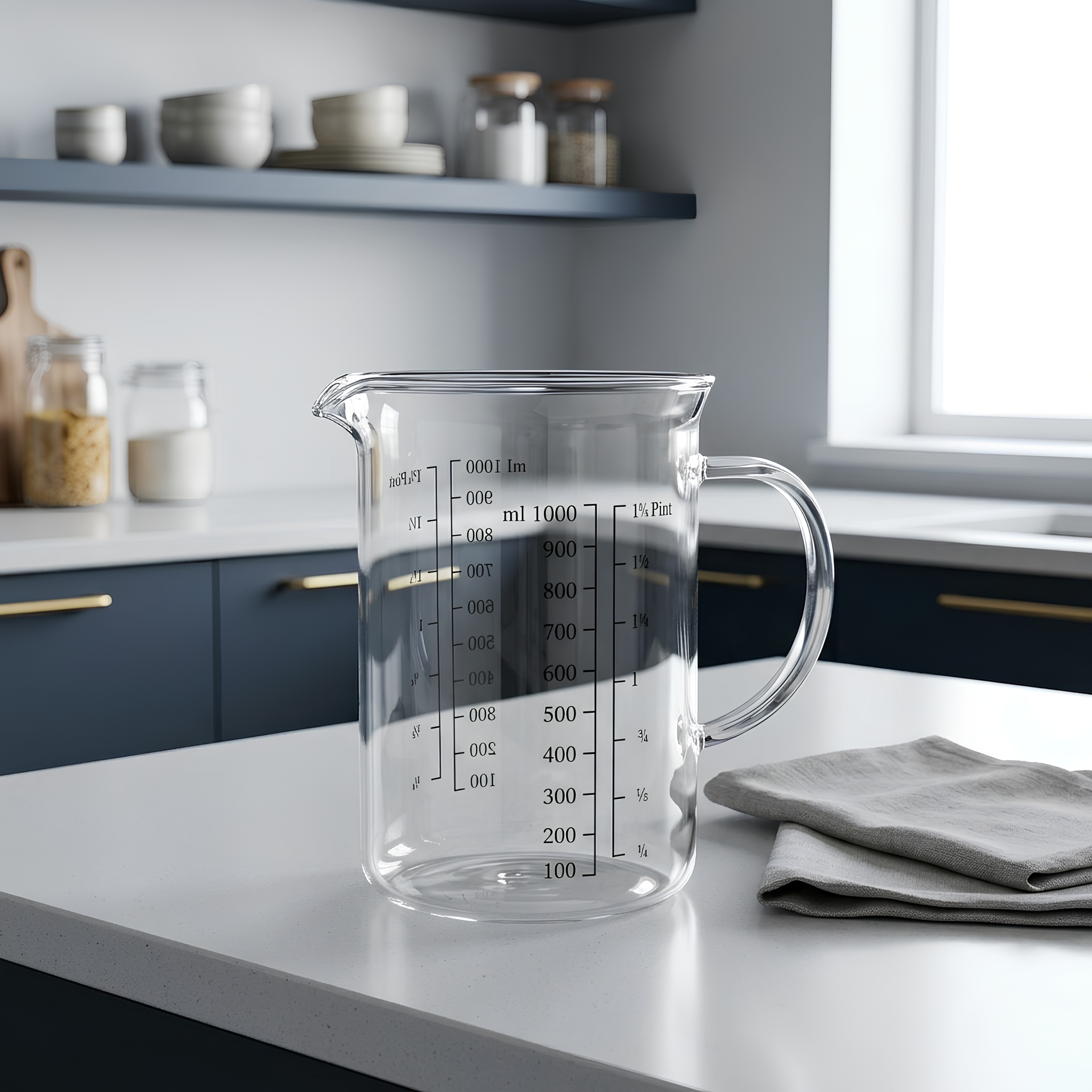 VARDAGEN
Measuring jug, glass, 1.0 l