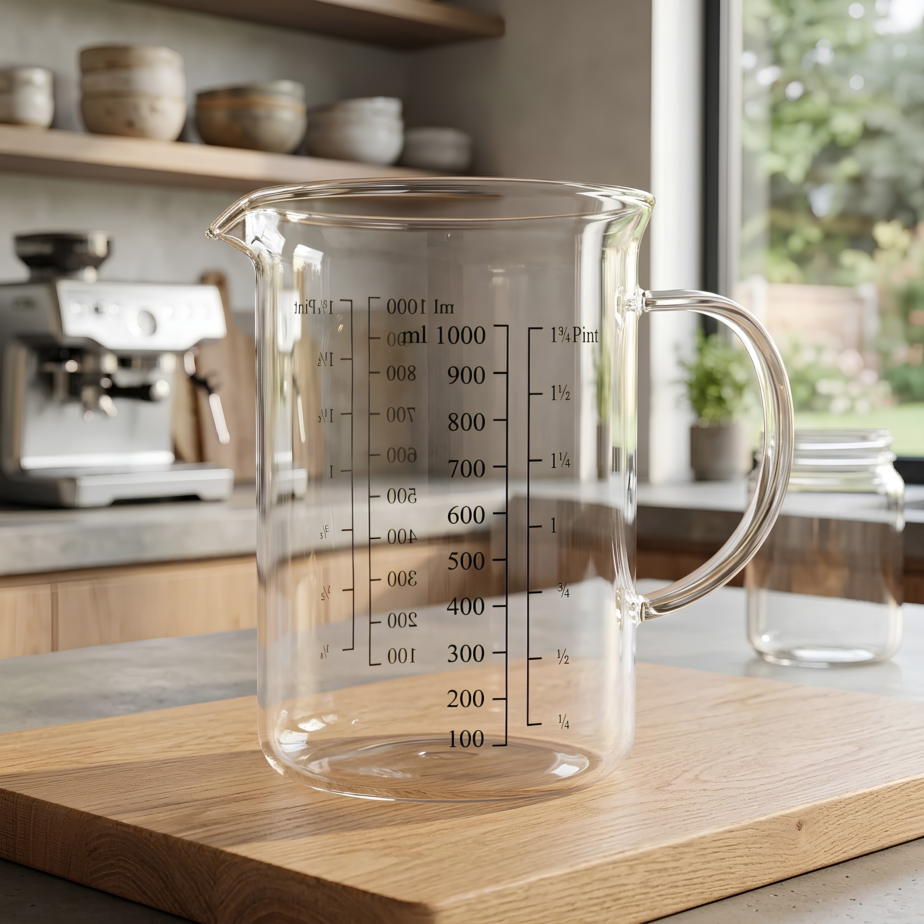 VARDAGEN
Measuring jug, glass, 1.0 l
