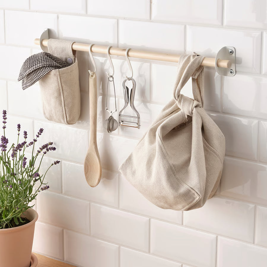 NEREBY S-hook, white 5/pack