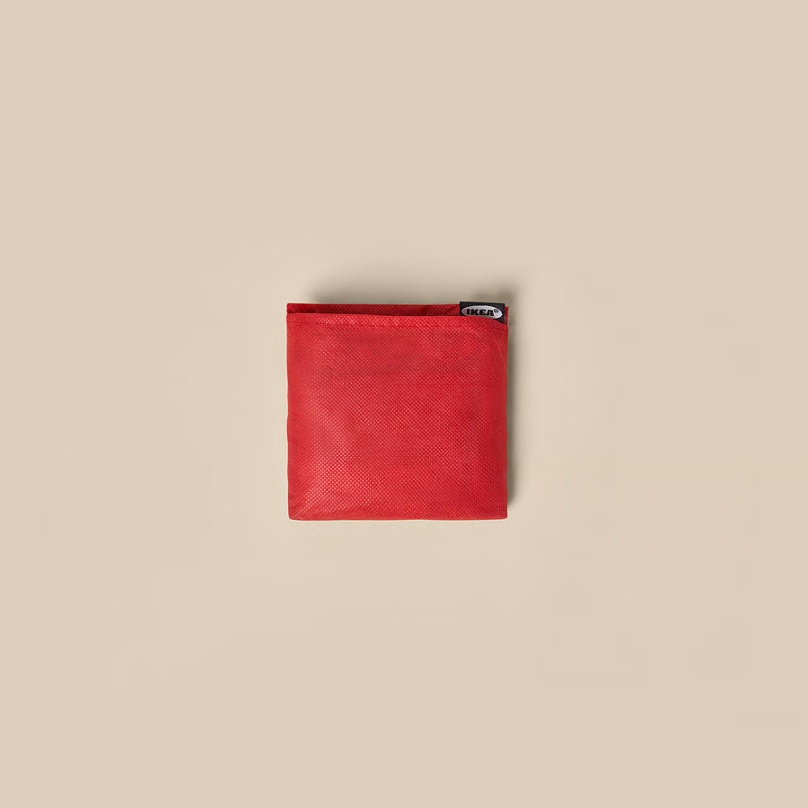 PLANTERING Carrier bag, light brown/red