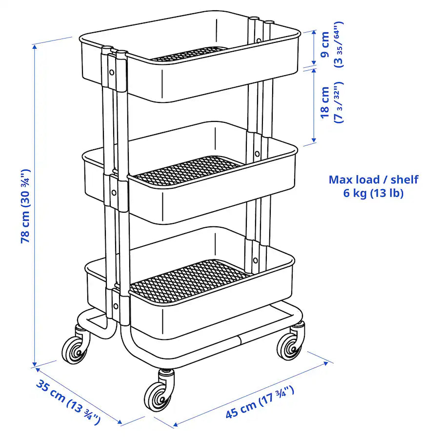 RÅSKOG trolley