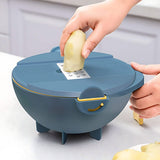 WZHZJ Cucumber Potato Grater Rotate Vegetable Cutter