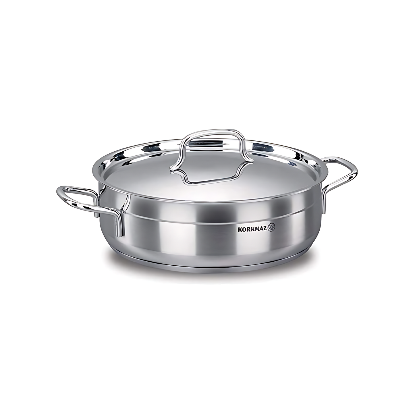 Korkmaz Stainless Steel Perla Cookware A1609, Set Of 9 Pcs