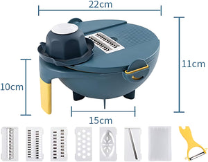 WZHZJ Cucumber Potato Grater Rotate Vegetable Cutter