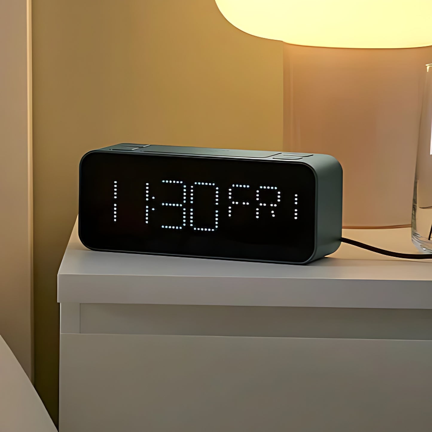 BONDTOLVANc Alarm clock, digital/green