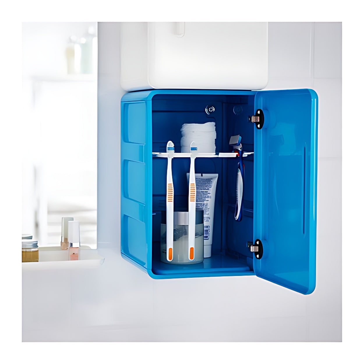 Ikea Lejen Cabinet, Blue