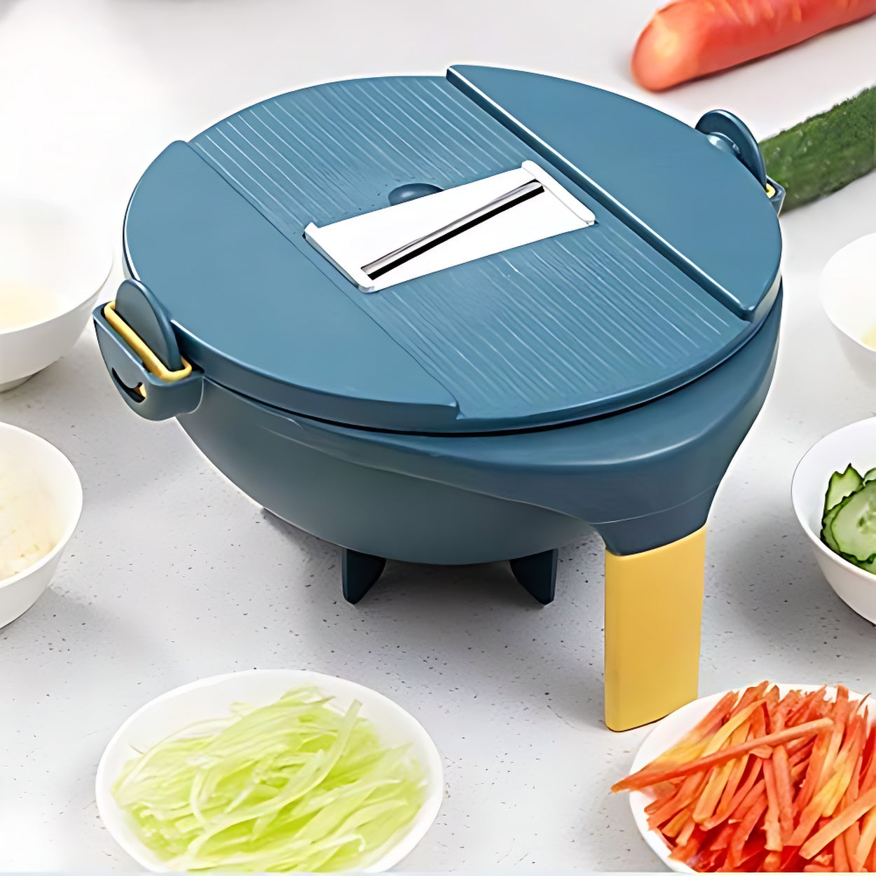 WZHZJ Cucumber Potato Grater Rotate Vegetable Cutter