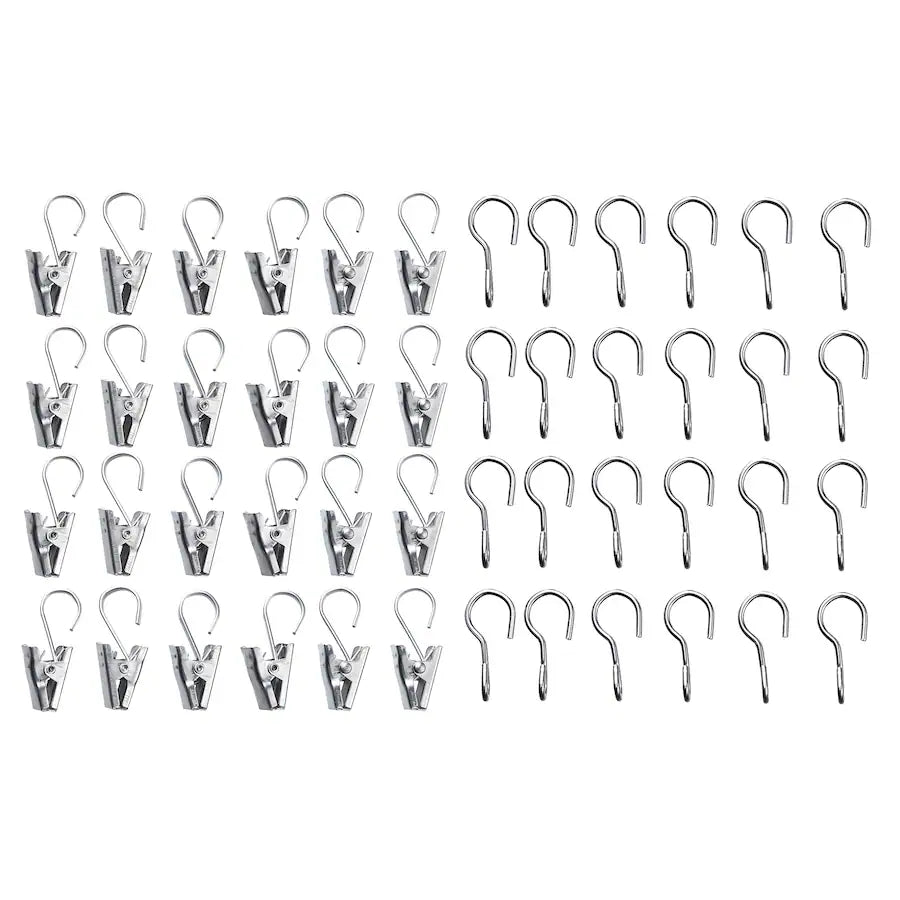 RIKTIGCurtain hook with clip, 24 pack
