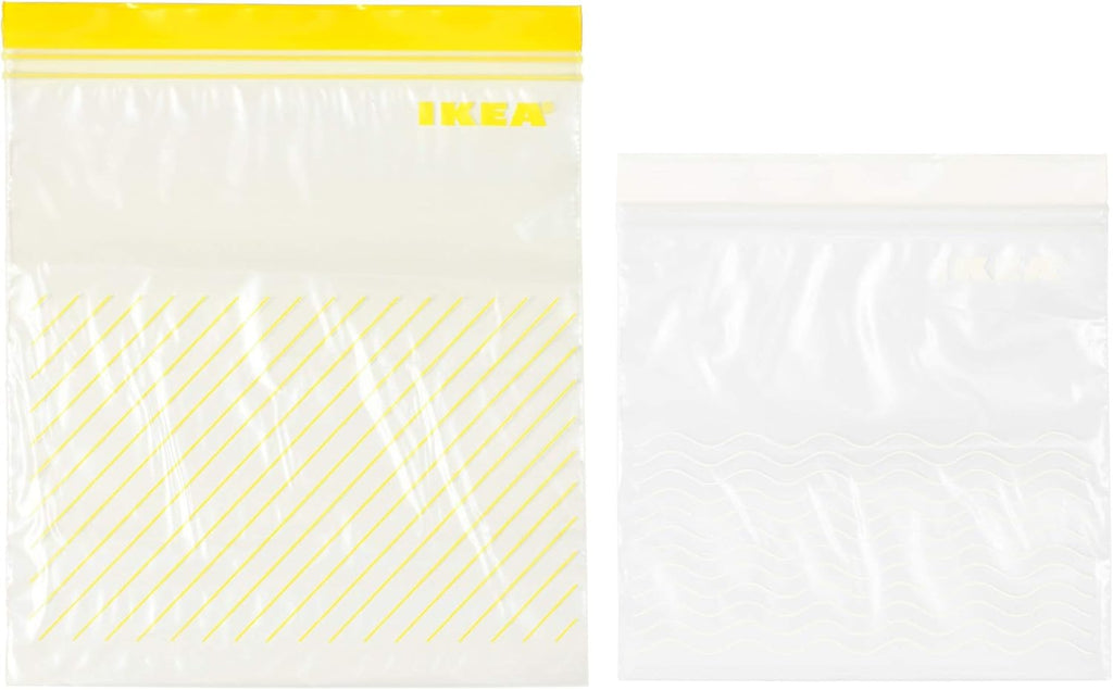ISTAD Resealable bag, yellow /white x50