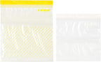 ISTAD Resealable bag, yellow /white x50