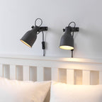 HEKTAR
Wall/clamp spotlight, dark grey