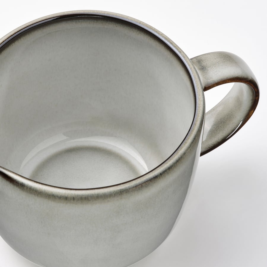 GLADELIG
Milk/cream jug, grey, 0.4 l