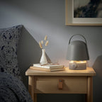 VAPPEBY
Bluetooth speaker lamp, outdoor/blue