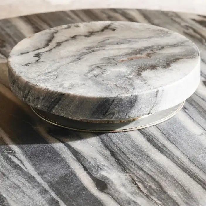 Mison Marble Lazy Susan Dia41x4cm -Grey