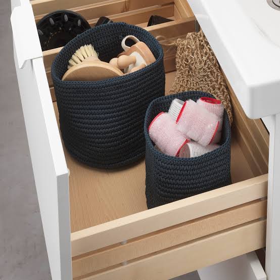 IKEA NORDRANA Basket Set of 2