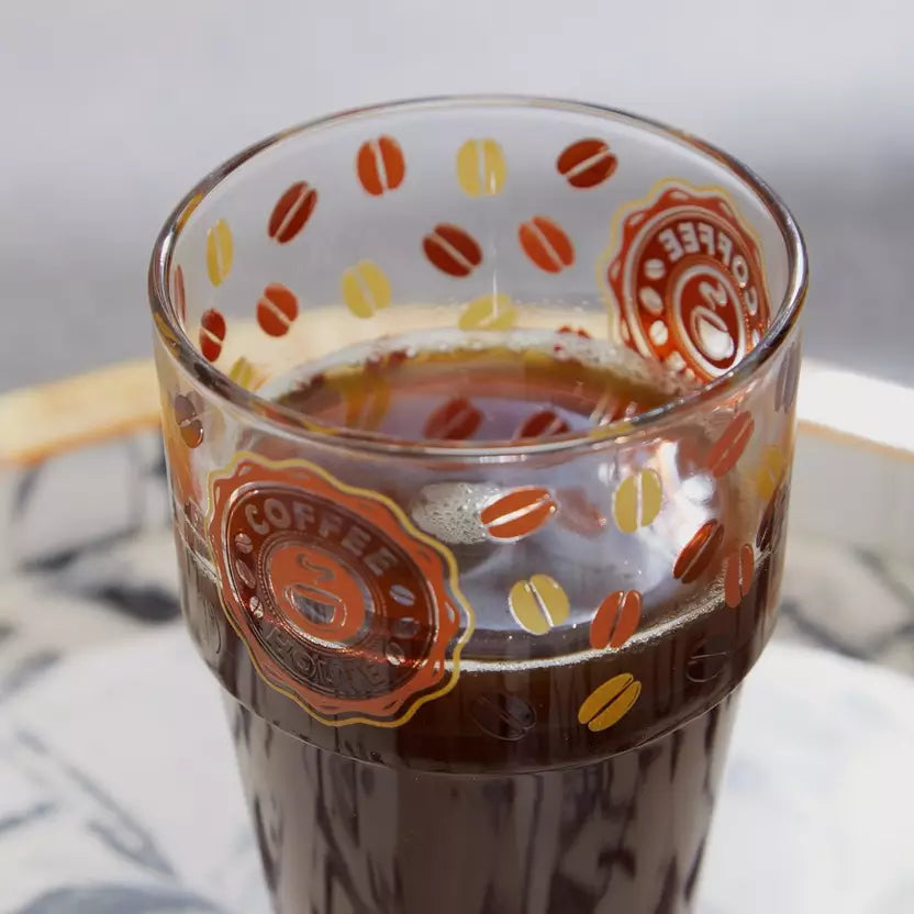 Stadium 3-Piece Royal Coffee Print Tumbler Set - 350 ml