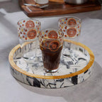 Stadium 3-Piece Royal Coffee Print Tumbler Set - 350 ml