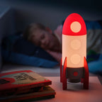 AFTONSPARV
LED table lamp, rocket/multicolour