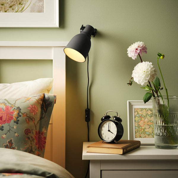 HEKTAR
Wall/clamp spotlight, dark grey