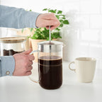 IKEA 365+
Coffee/tea maker, clear glass/stainless steel, 1 l