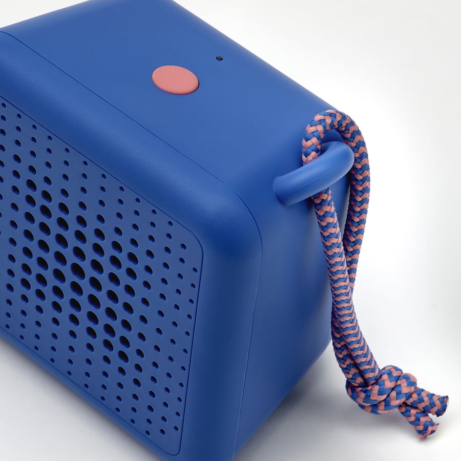VAPPEBY
Portable bluetooth speaker, waterproof/blue