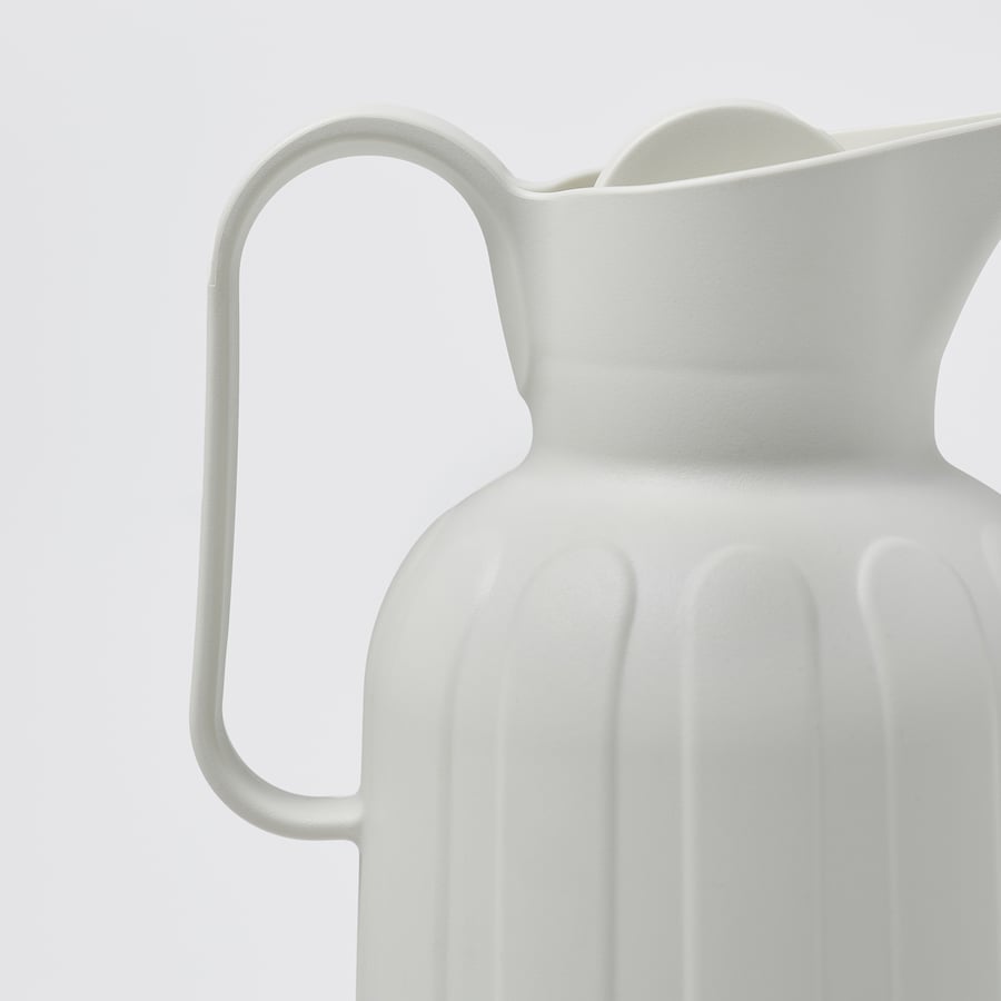 TAGGÖGA
Vacuum flask, off-white, 1.6 l