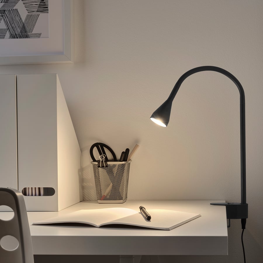 NÄVLINGE
LED wall/clamp spotlight, black